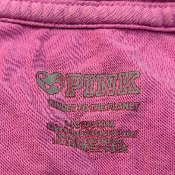 PINK Victoria's Secret Fuchsia Tee - Picture 3 of 7